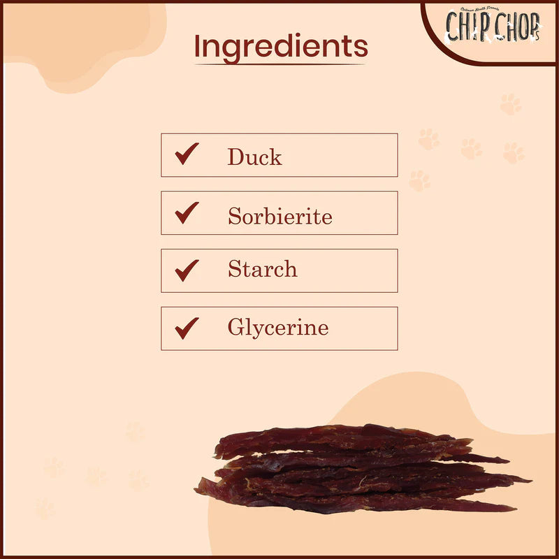 Chip Chops Roast Duck Dog Treats - 70g