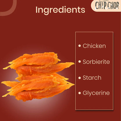 Chip Chops Sun Dried Chicken Jerky Dog Treats - 70g