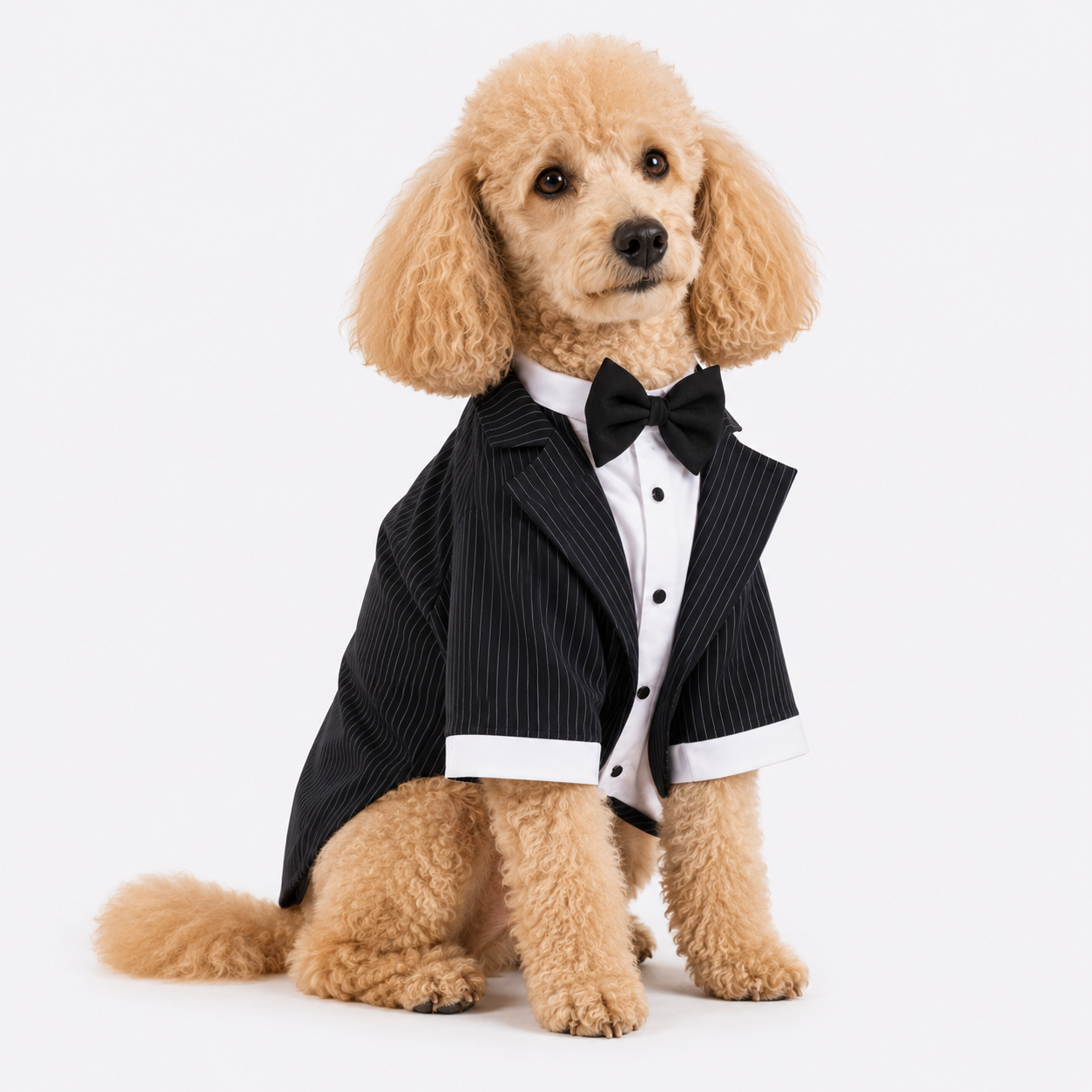 Classic Black Stripe Dog Tuxedo