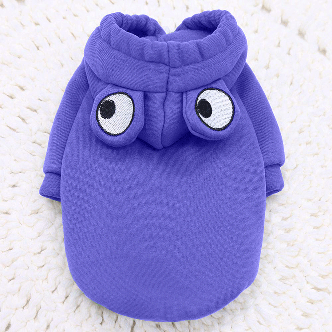 Cute Blue Froggy Dog Hoodie – Warm, Fun & Perfect for Winter