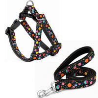 Cute Garden Dog Harness with Leash