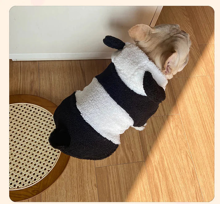 Cute Panda Dog Onesie | Comfortable Winter Jumpsuit for Winters