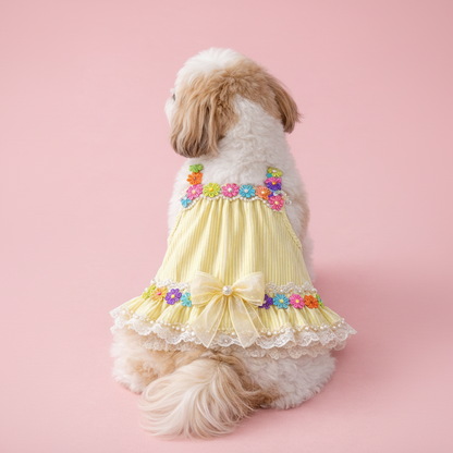 Yellow Flower Frock