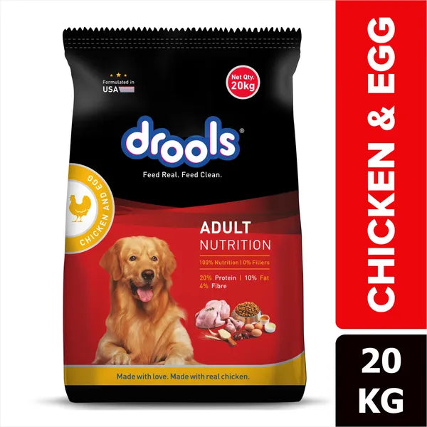 Drools Adult Chicken and Egg Dry Dog Food