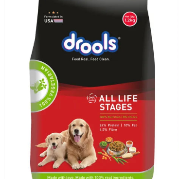 Drools All Life Stages 100% Vegetarian Dog Dry Food
