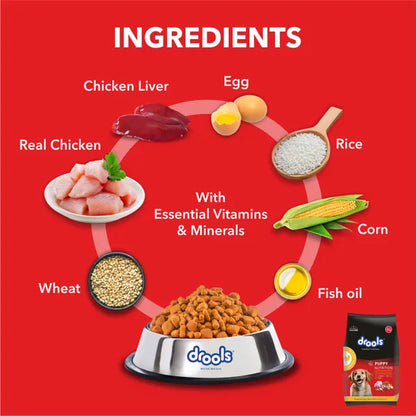 Drools Chicken & Egg Dry Food for Puppies