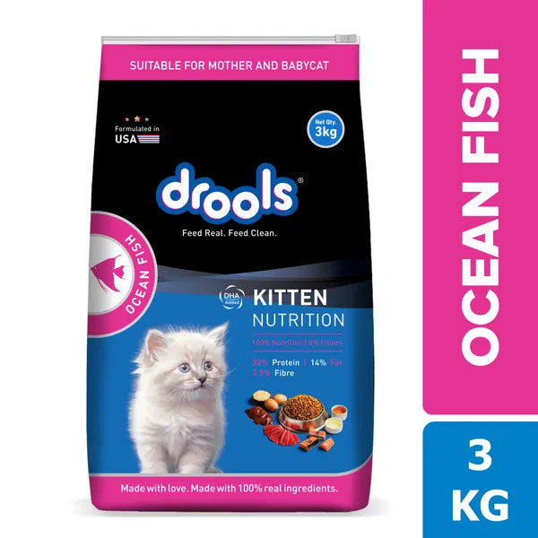 Drools Dry Cat Food Ocean Fish Kitten