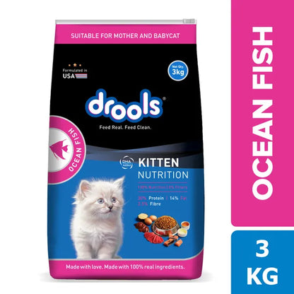 Drools Dry Cat Food Ocean Fish Kitten