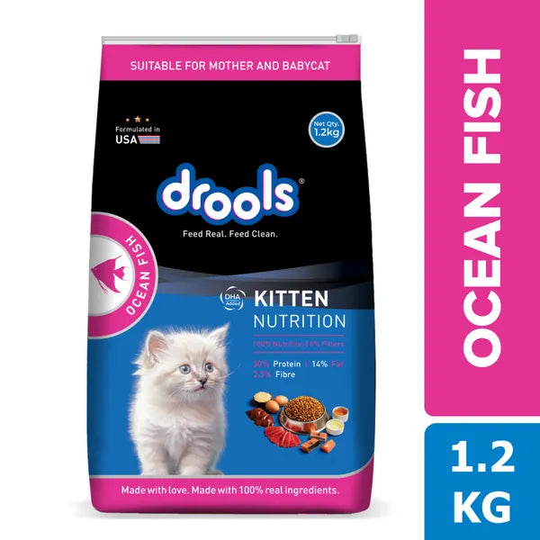 Drools Dry Cat Food Ocean Fish Kitten