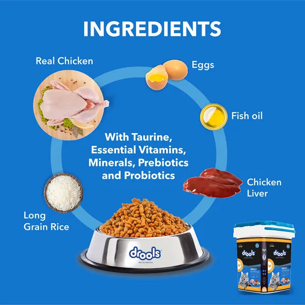 Drools Real Chicken Adult Cat Dry Food