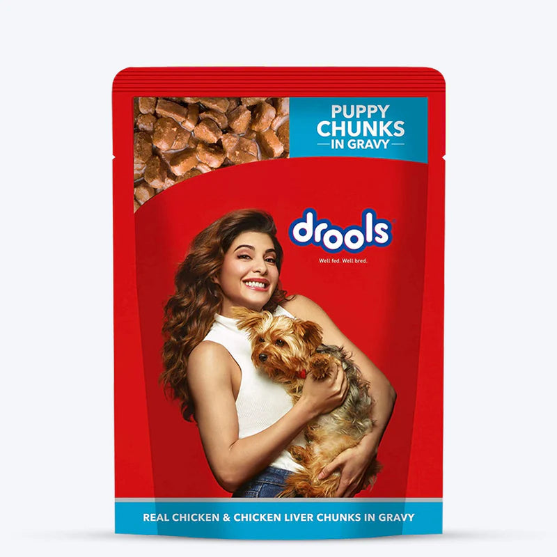 Drools Real Chicken & Chicken Liver Puppy Wet Dog Food - 150g