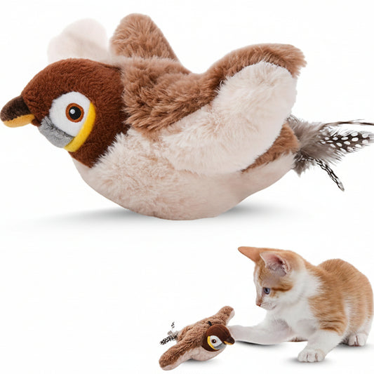 Flapping Sparrow Cat Toy 