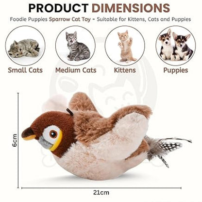 Flapping Sparrow Cat Toy 