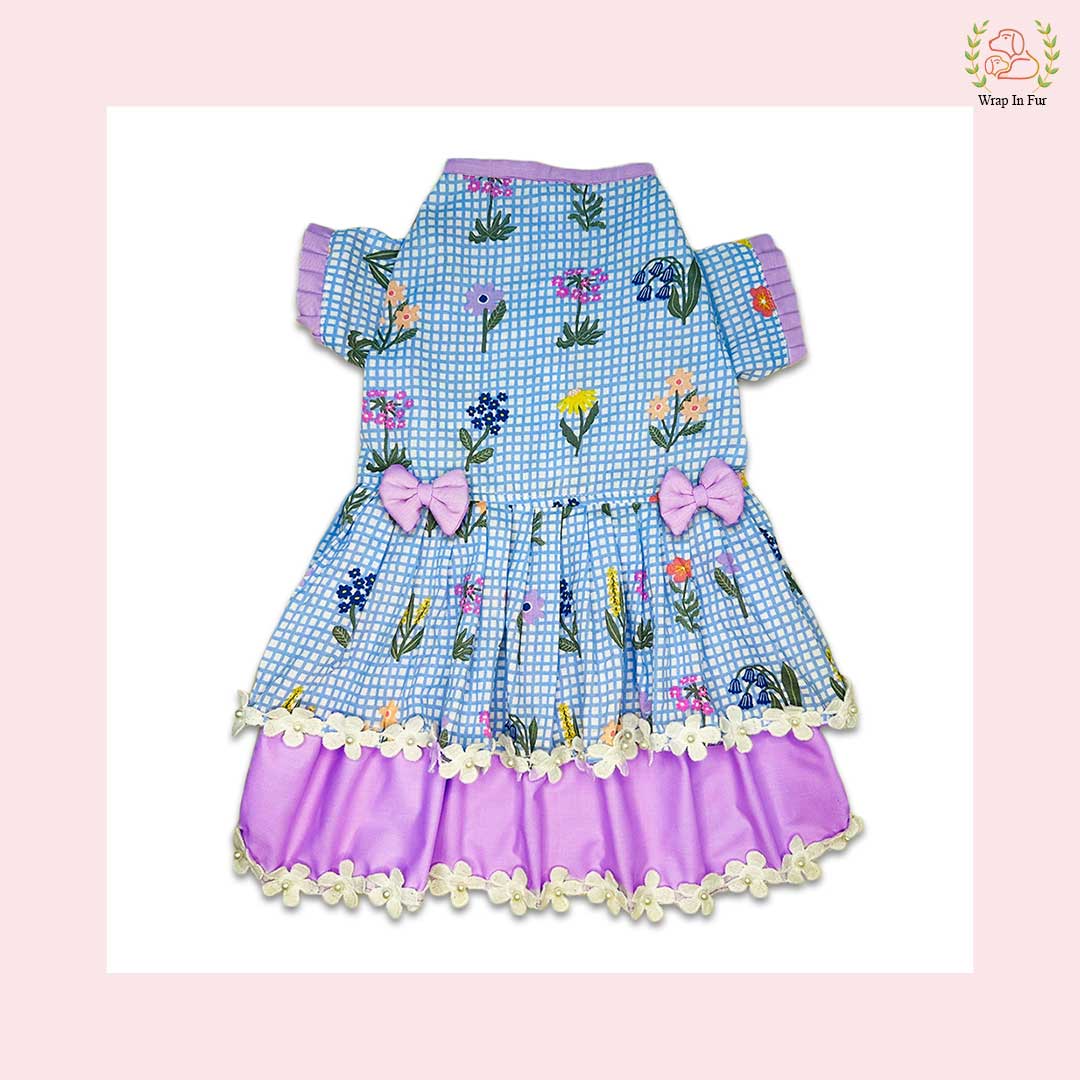 Floral Princess Dog Wedding Dress – Butterfly Dog Frock