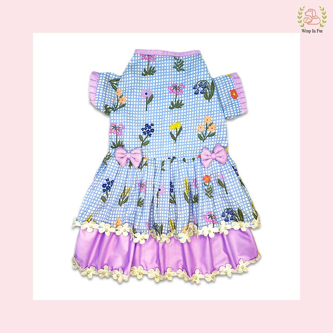 Floral Princess Dog Wedding Dress – Butterfly Dog Frock