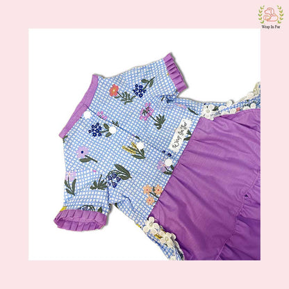 Floral Princess Dog Wedding Dress – Butterfly Dog Frock