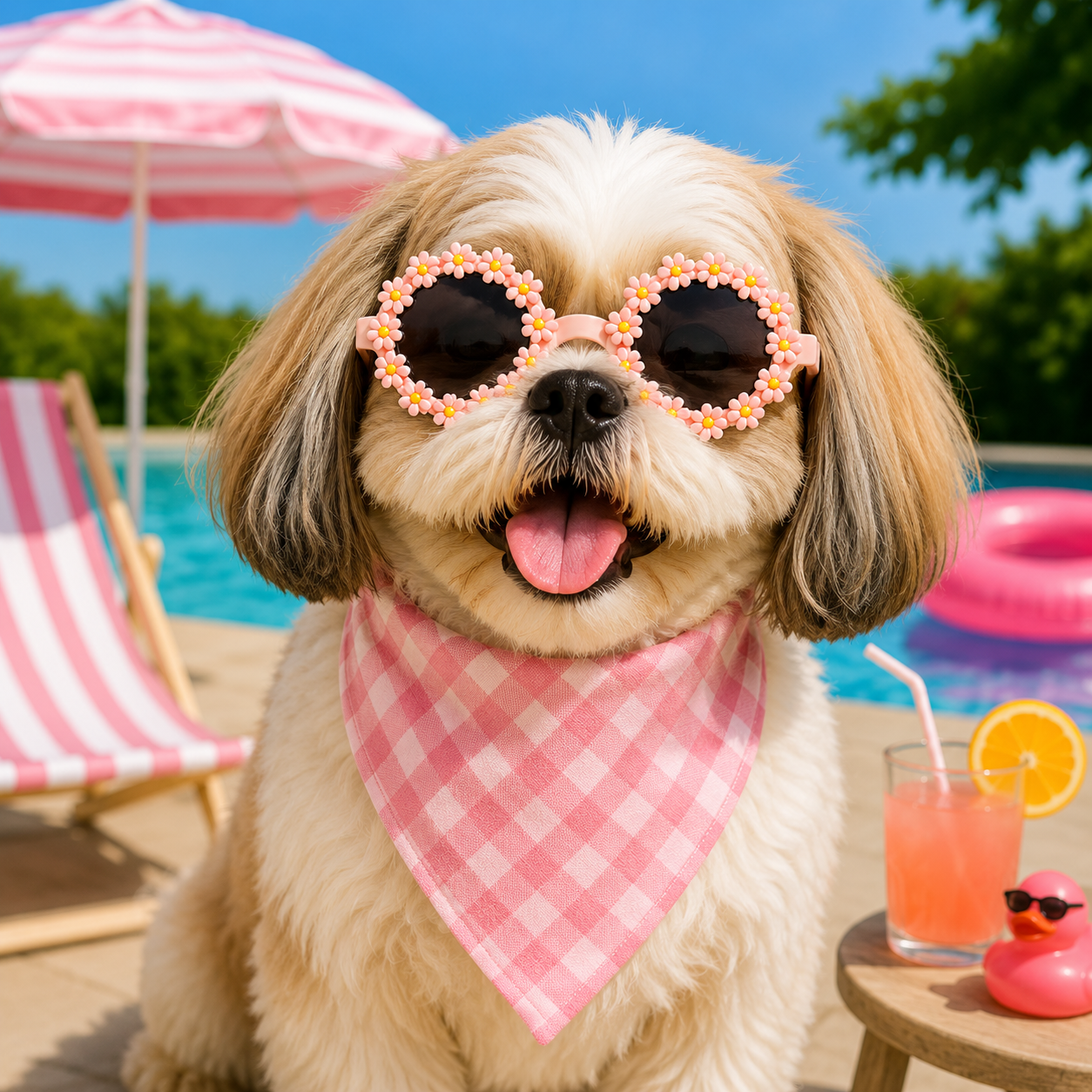 Flower Dog Sunglasses