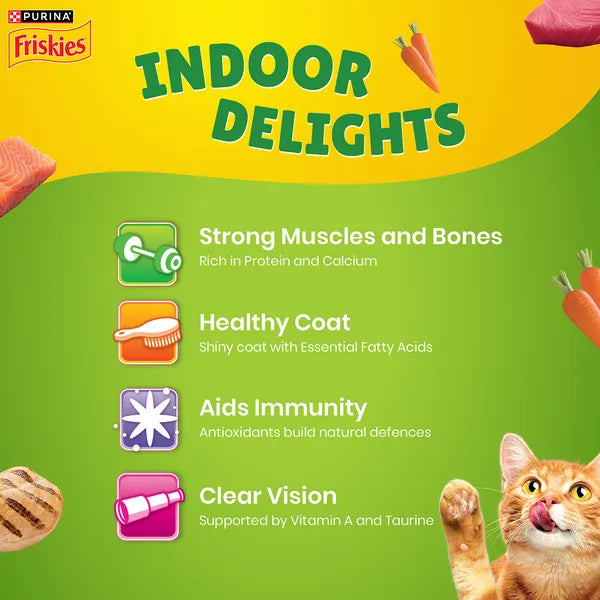 Friskies Indoor Delights Adult Cat Dry Food