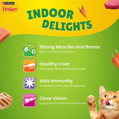 Friskies Indoor Delights Adult Cat Dry Food