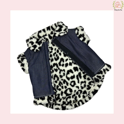 FurDenim Dog Jacket – Soft Fleece & Cool Look