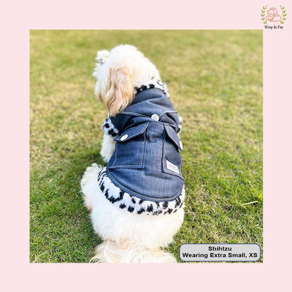 FurDenim Dog Jacket – Soft Fleece & Cool Look