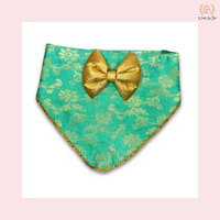 Green Festive Dog Bandana