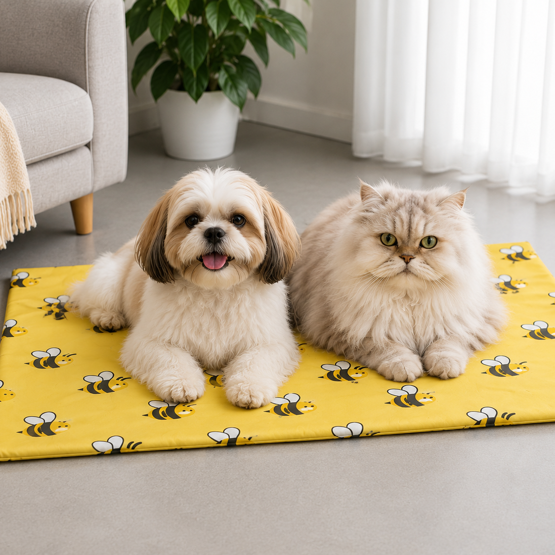 Hunny Bee Cooling Mat For Dogs & Cats