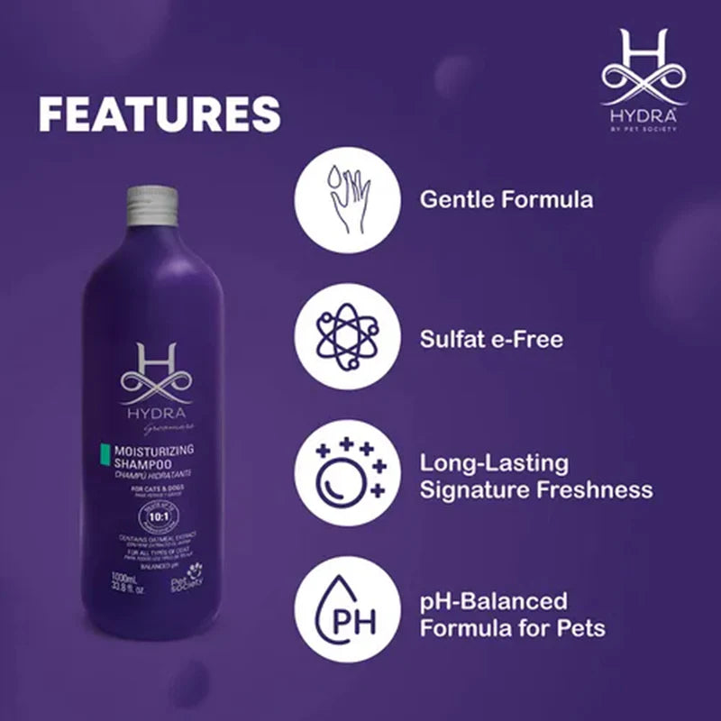 Hydra Extra Soft Face & Body Shampoo for Dogs & Cats 1L