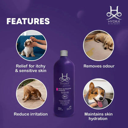 Hydra Groomers Odor Neutralizing Shampoo For Dog & Cat - 1 Ltr