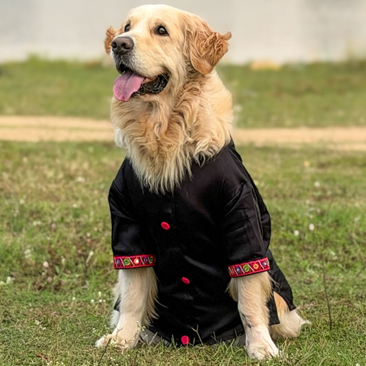 Black Mirror Work Dog Kurta