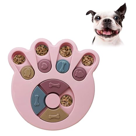 Interactive Dog Food Puzzle Toy Slow Feeder