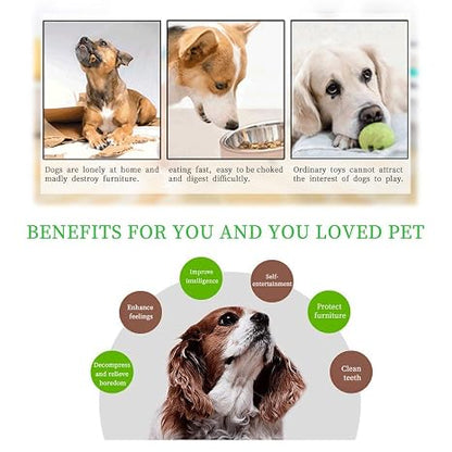Interactive Dog Food Puzzle Toy Slow Feeder