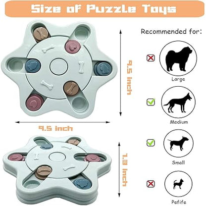 Interactive Dog Puzzle Toy Slow Feeder for IQ Training