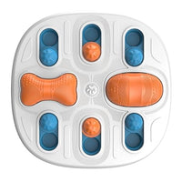 Interactive Pet Food Puzzle Bowl for Dogs & Cats | Slow Feeder