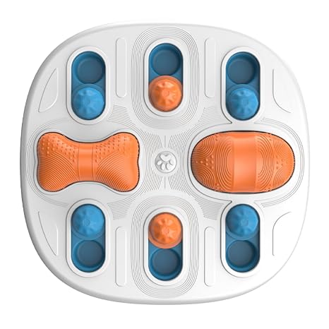 Interactive Pet Food Puzzle Bowl for Dogs & Cats | Slow Feeder