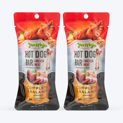 JerHigh Hotdog Bar Chicken Dog Treat - 150g
