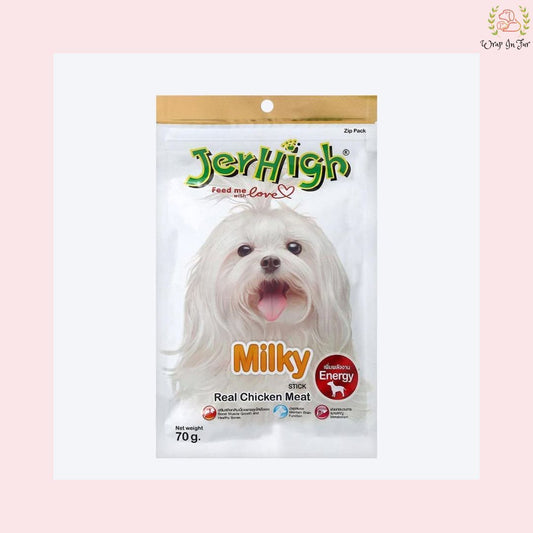 JerHigh Milky Dog Treats with Real Chicken Meat