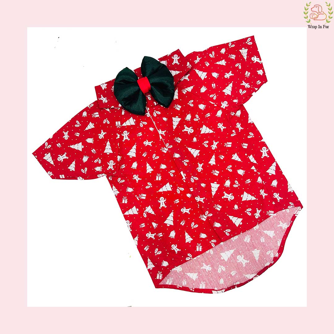 Jingle Bell Christmas Dress - Festive Holiday Wear for Dogs