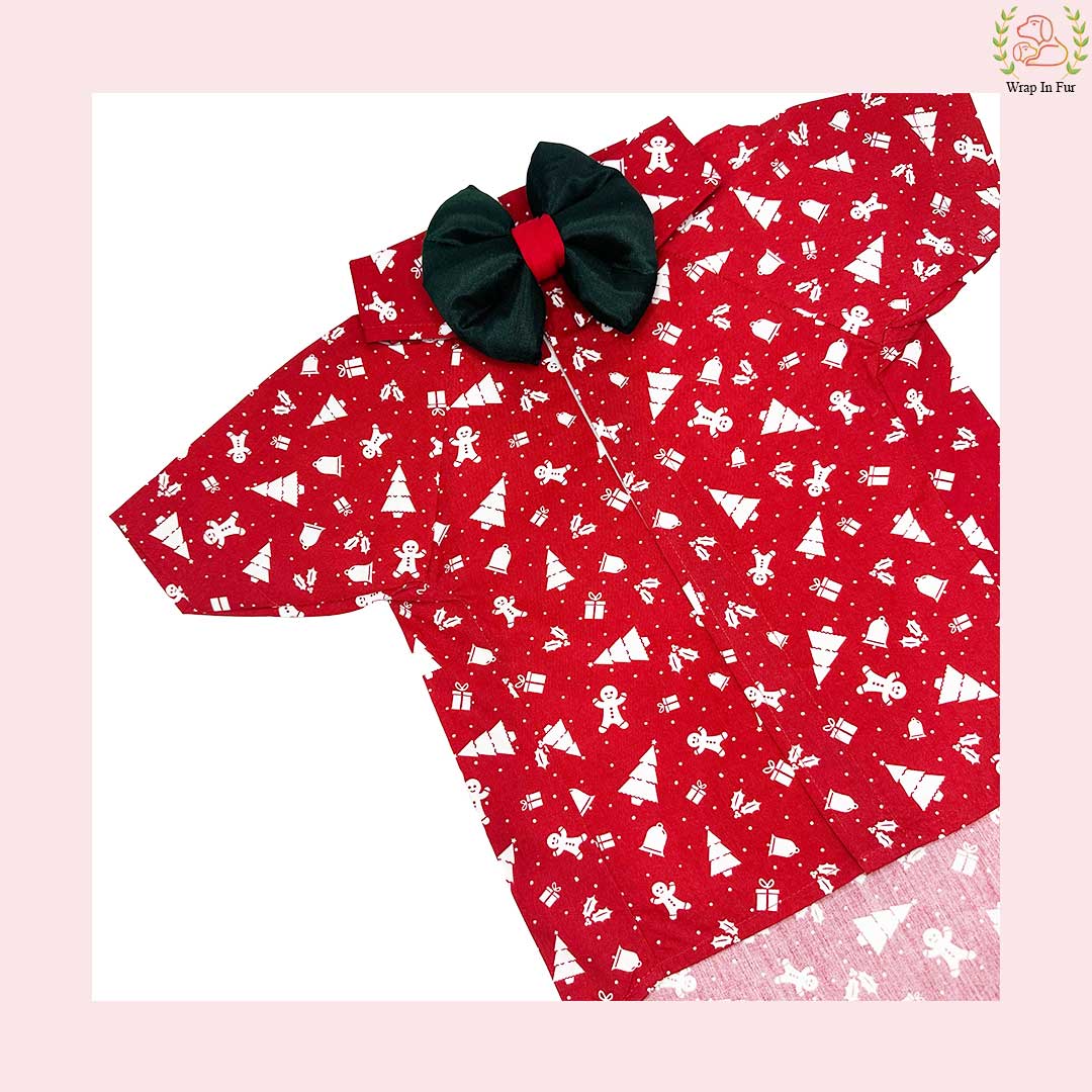 Jingle Bell Christmas Dress - Festive Holiday Wear for Dogs