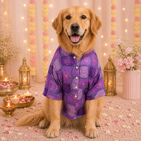 Lavender Bandhani Zari Kurta