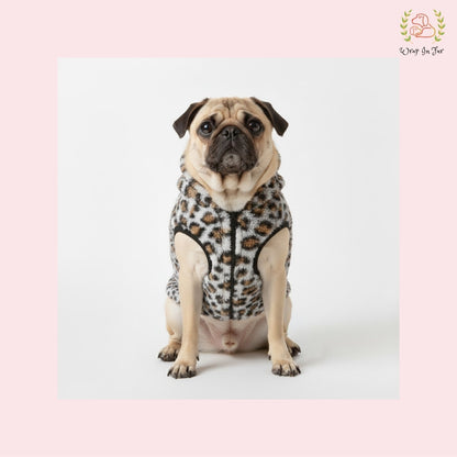 Leopard Print Dog Winter Jacket – Premium Winter Jacket for Dogs
