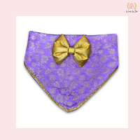 Lilac Festive Dog Bandana