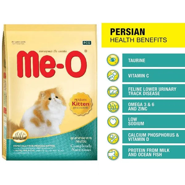 Me-O Persian Dry Kitten Food – Complete & Balanced Nutrition for  Healthy Growth