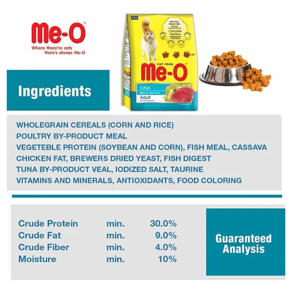 Me-O Tuna Flavour Adult Dry Cat Food