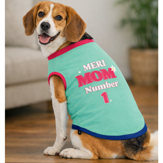 Meri Mom Number 1 Dog T-Shirt
