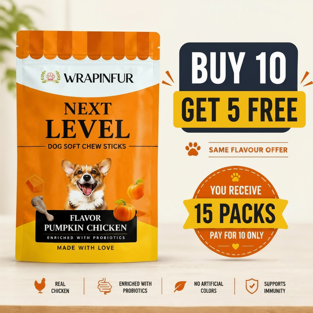 Next Level Pumpkin Chicken Soft Chew - Buy 10 Get 5 FREE Pack