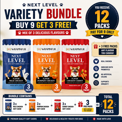 Next Level Variety Soft Chew Bundle for Dogs | Buy 9 Get 3 FREE