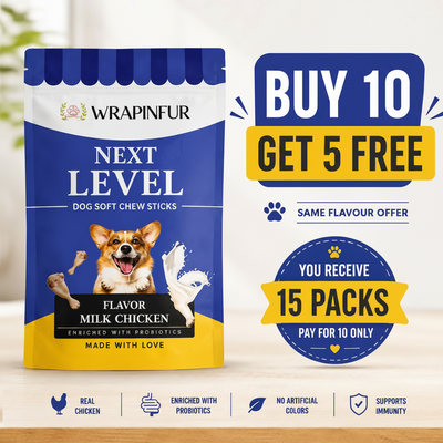 Next Level Milk Chicken Soft Chew - Buy 10 Get 5 FREE Pack
