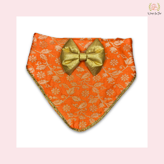 Orange Festive bandana