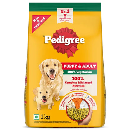 Pedigree Adult & Puppy 100% Vegetarian Dog Dry Food